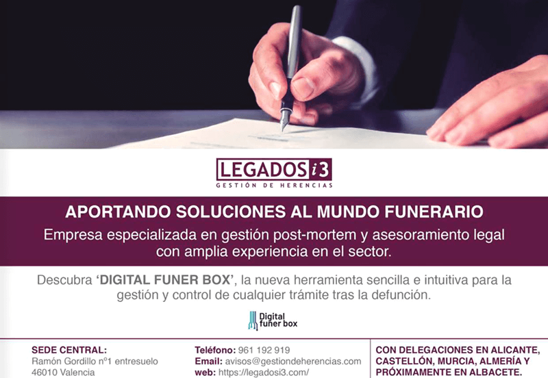 Publicidad en Revista Funeraria